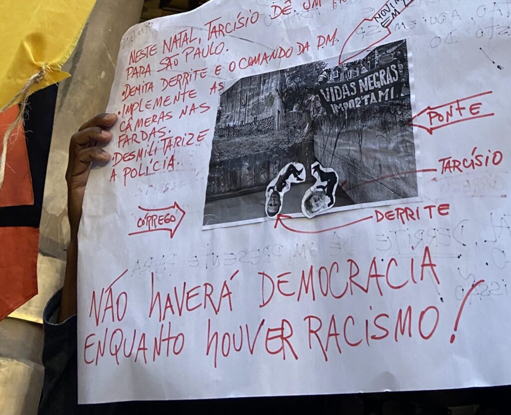 Movimento Negro denuncia Tarcísio e Derrite por escalada de violência policial em São Paulo